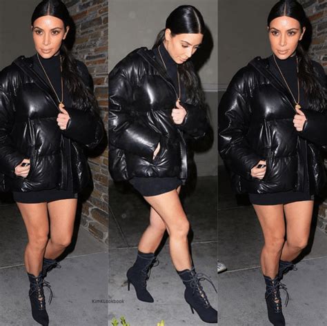 Kim Kardashian’s Sleek Puffer is All the Snow Day Outfit Inspo 